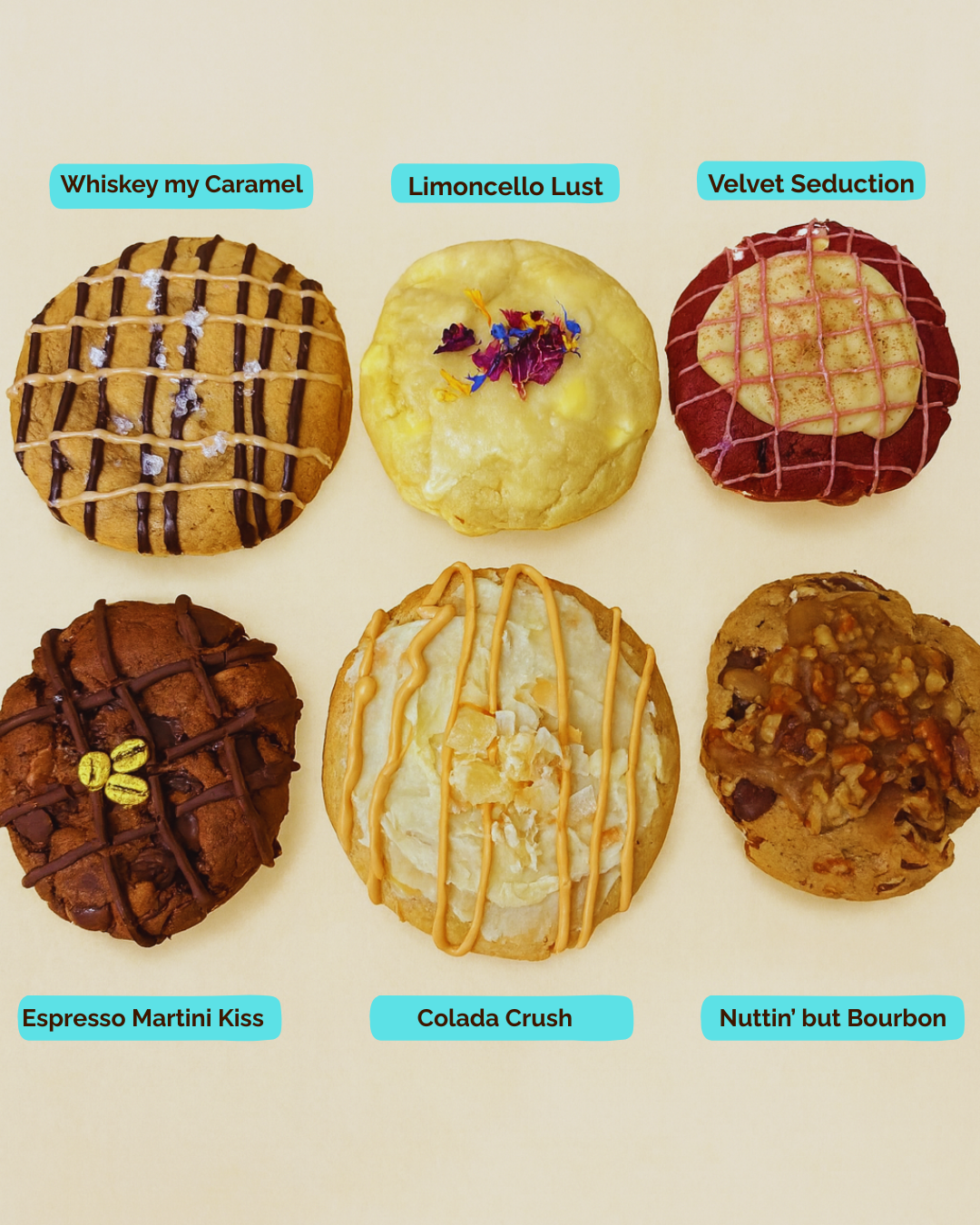 Build Your Own Boozy Box - 12 Cookies
