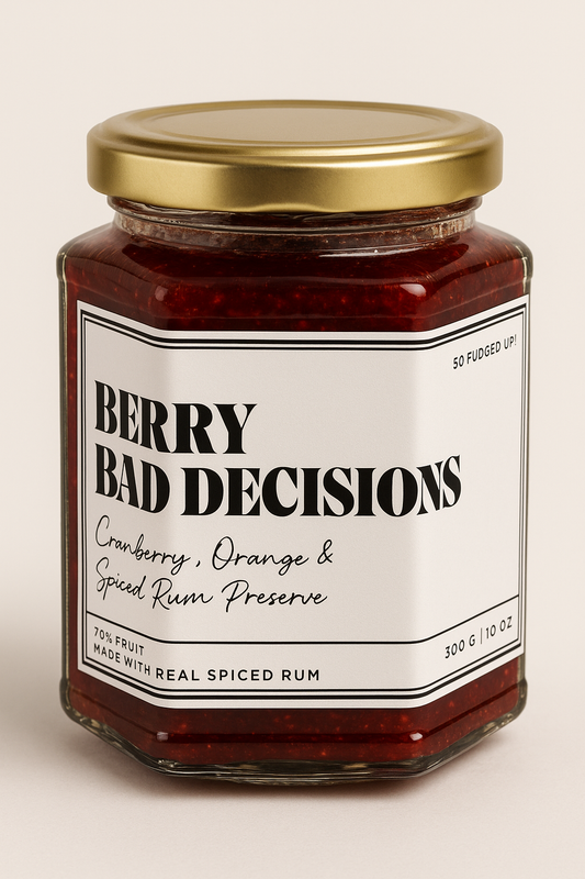 Berry Bad Decisions — Cranberry, Orange & Spiced Rum Preserve